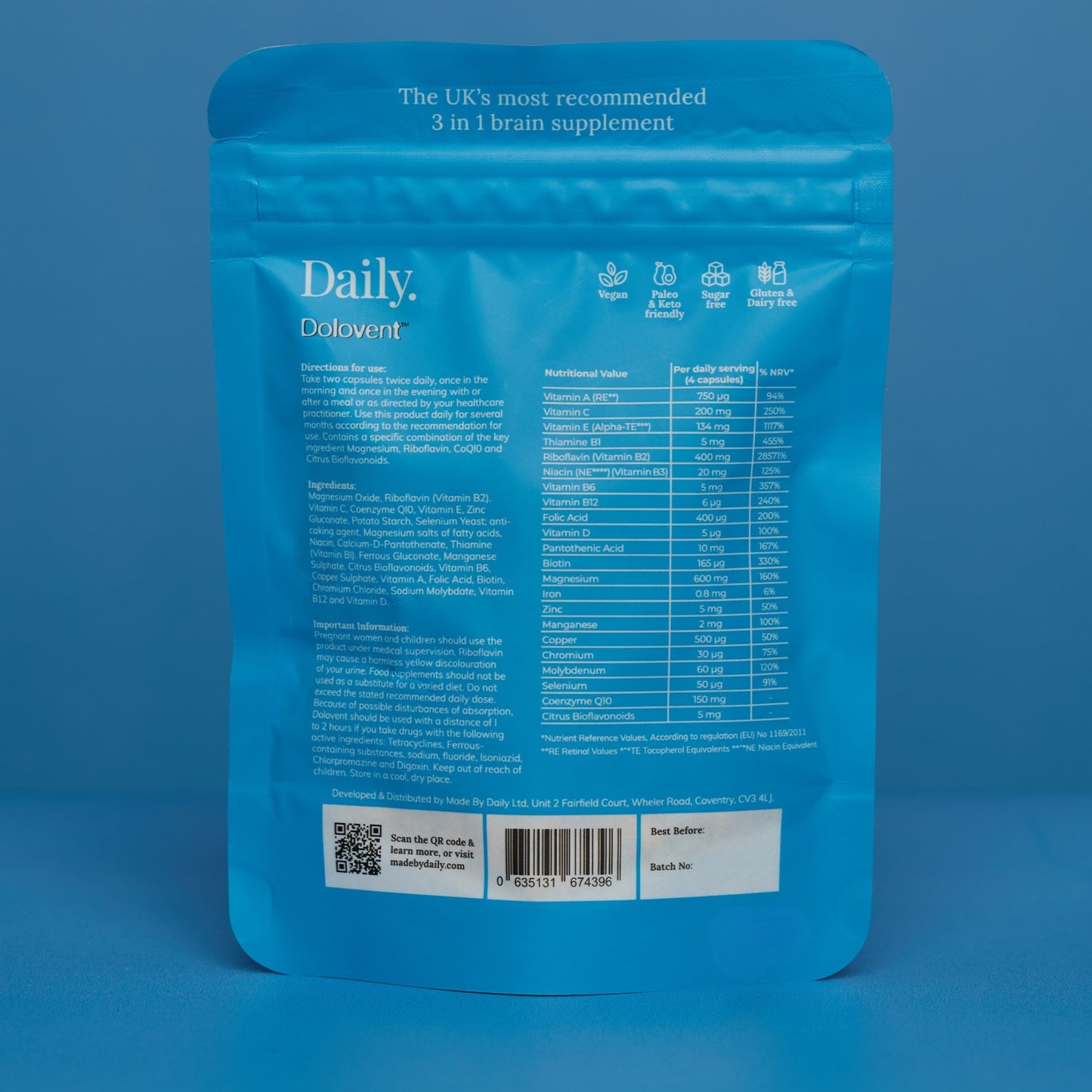 Dolovent ingredients