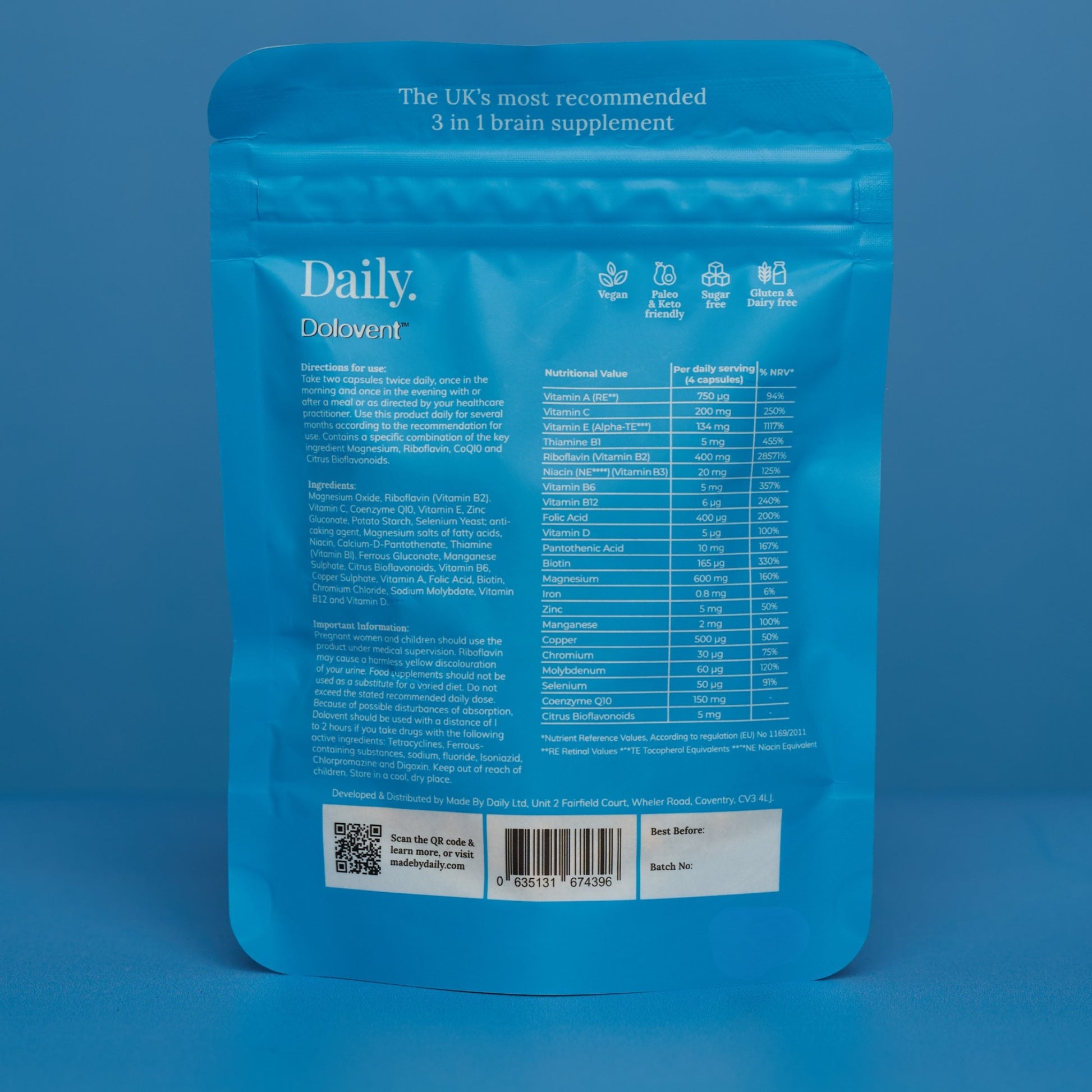 Dolovent ingredients